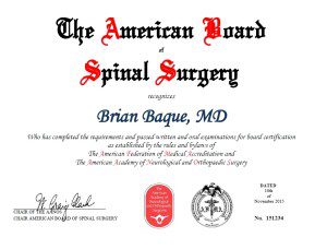The American Board of Spinal Surgery | AFMA