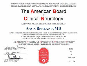 The American Board of Clinical Neurology Certification
